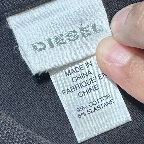Diesel NWOT Black Women’s Polo Shirt Size XL - Picture 7 of 9